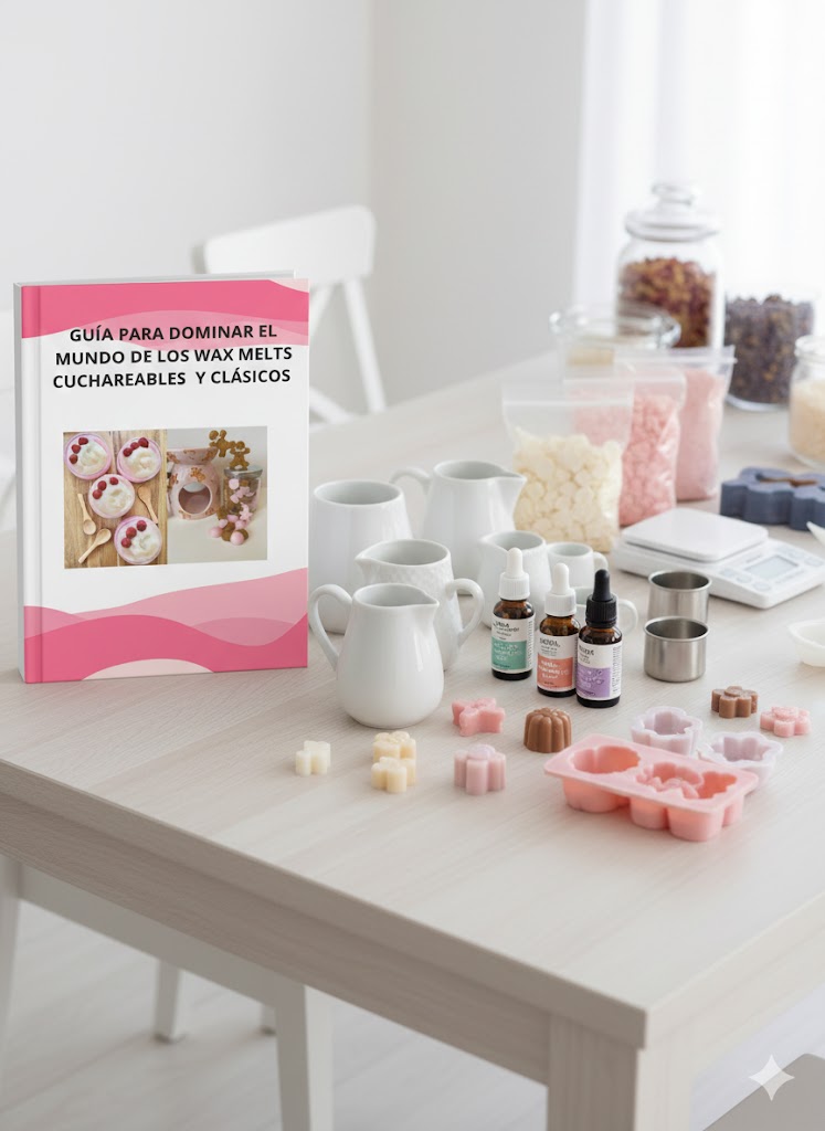 Taller (Manual + videos) Paso a paso para crear Wax Melts + Bonos de regalo